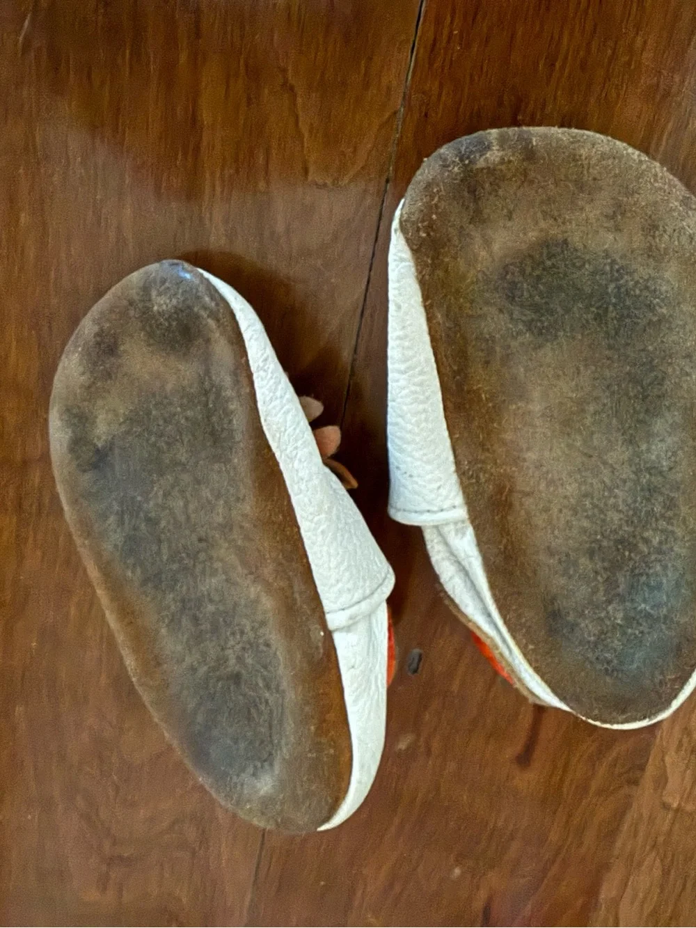 Augusta baby leather crab slip on shoes 12-18 months moccasins